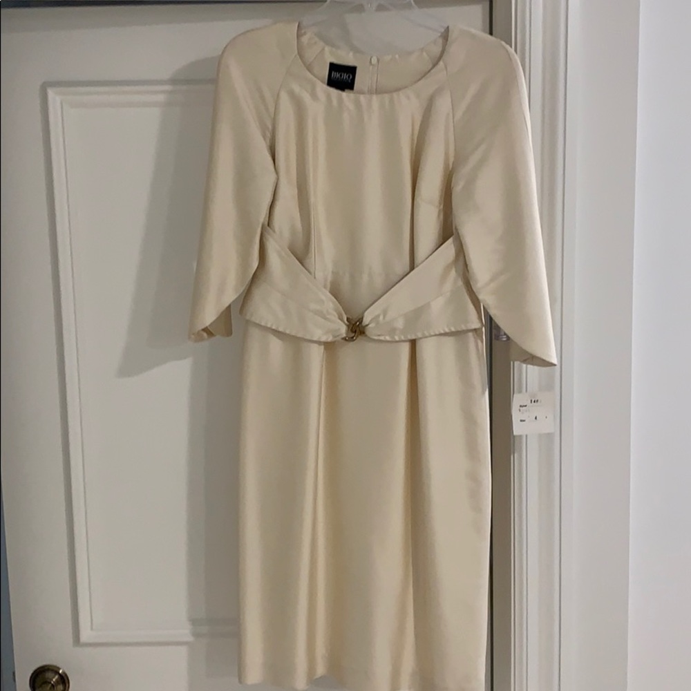 Silk midi dress